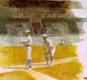 Thomas Eakins : Baseball Players Practicing